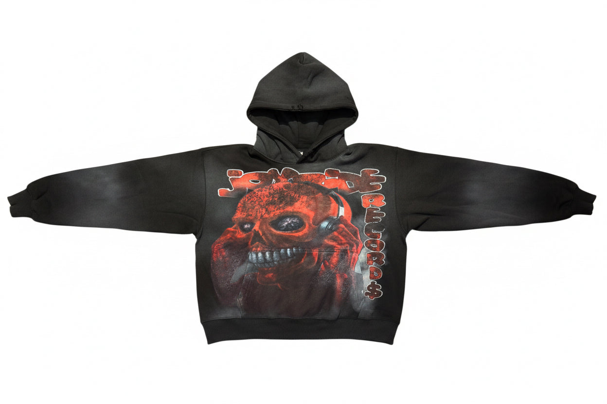 RED SKULL HOODIE