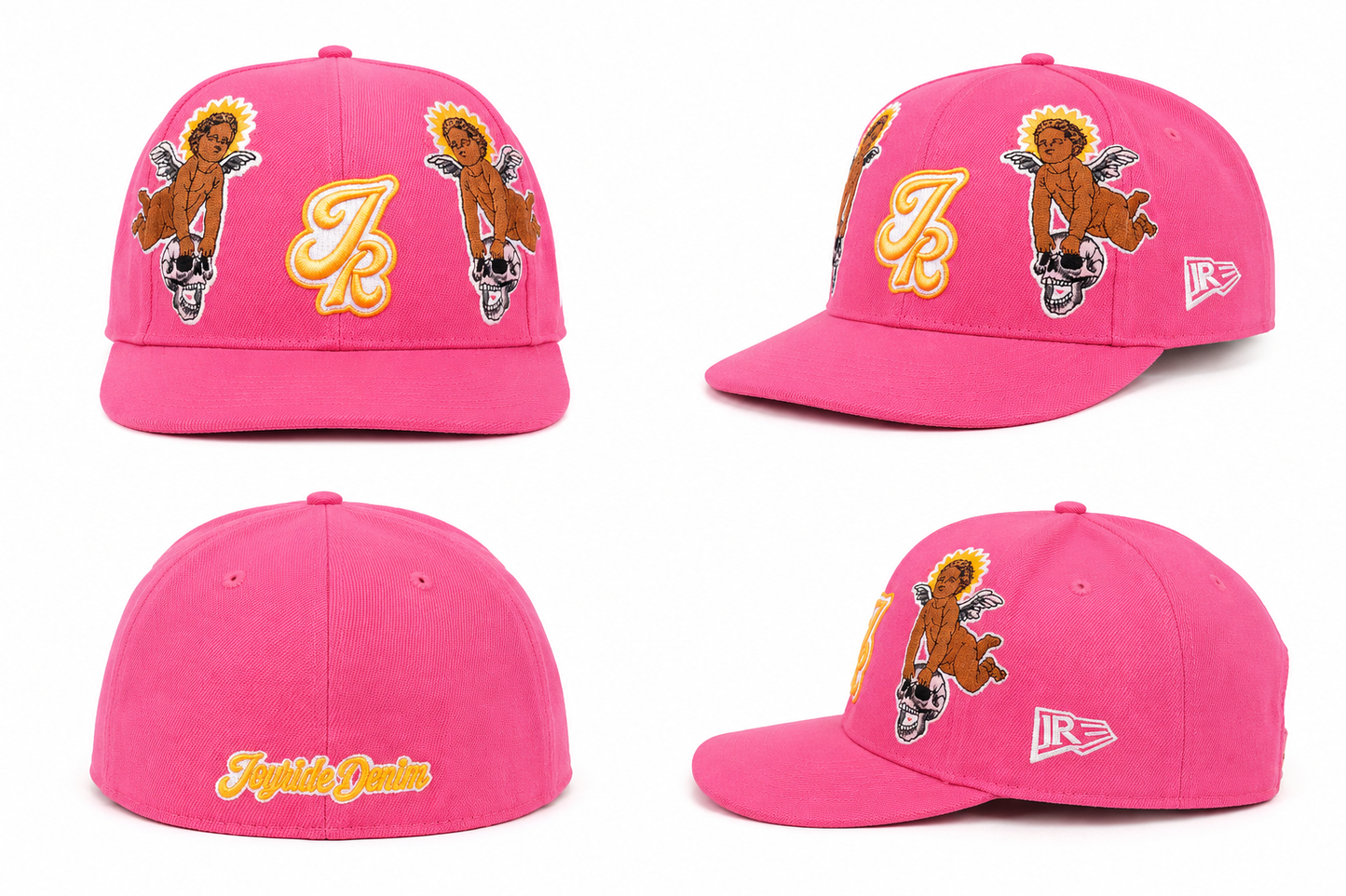 “FLY TOGETHER” PINK FITTED CAP