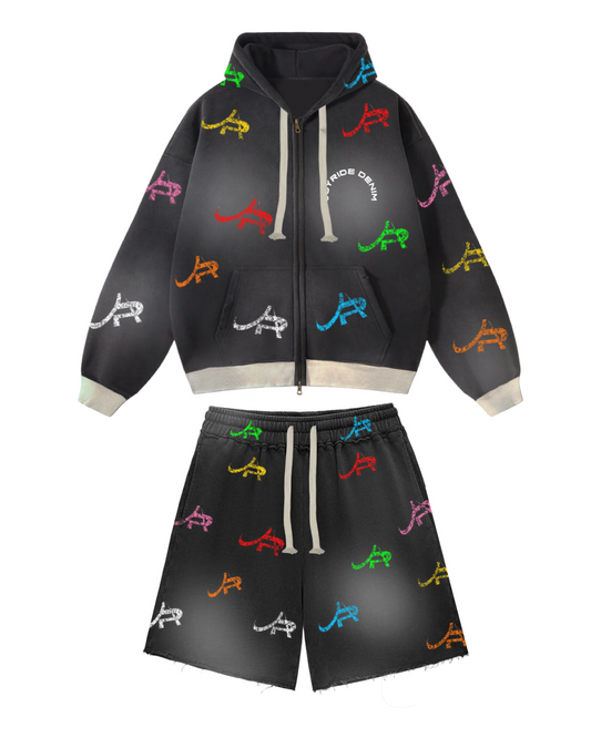“ALL OVER PRINT” SHORT SET