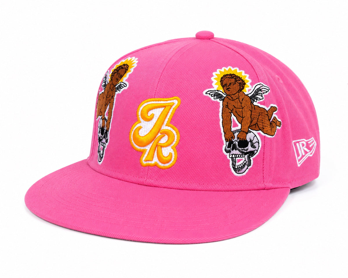 “FLY TOGETHER” PINK FITTED CAP