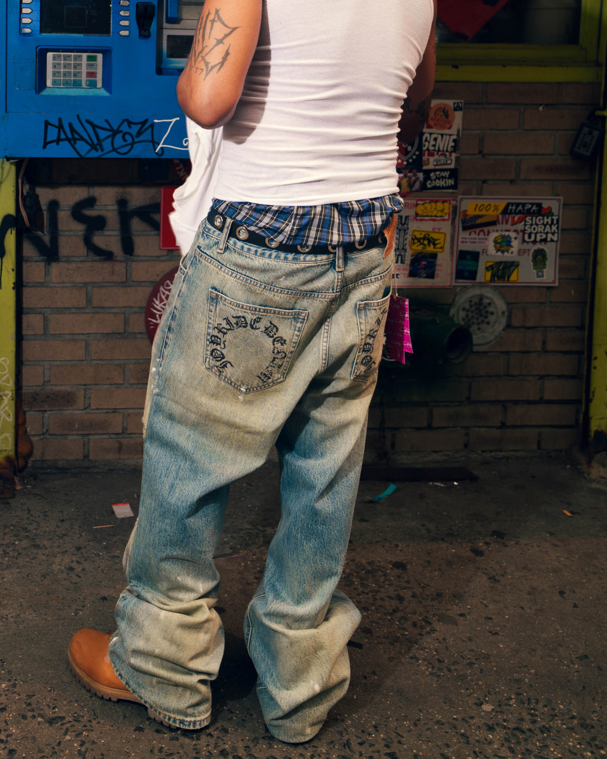DOODLE BAGGY JEANS
